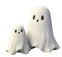 Cute Ghost Figurine (A Pair Of Ghosts)