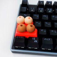 Boob Custom Keycap Keyboard