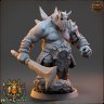 Namaar Fire Rage, the Ogre Executioner Figure (Unpainted)