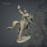 Dullahan Headless Horseman with Sword 1 Figure (Unpainted)