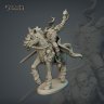 Dullahan Headless Horseman with Sword 1 Figure (Unpainted)
