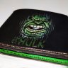 Handmade Marvel - Hulk Face Custom Wallet