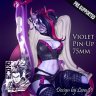 Violet Pin-Up Figure (Unpainted)