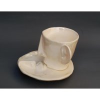 Kiss Mug With Saucer