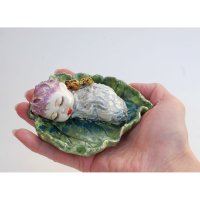Sleeping Baby Elf Figure