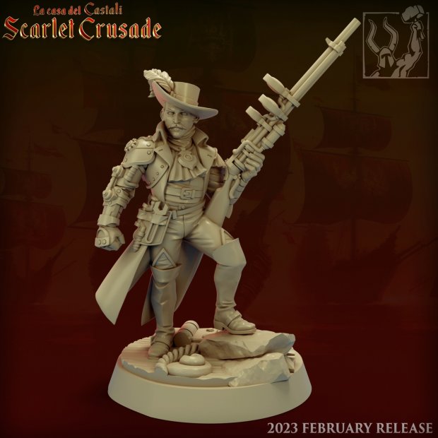 Techno sniper Figure (Unpainted)