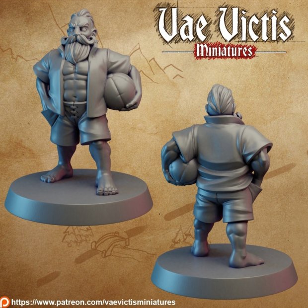 Experienced athlete Figure (Unpainted)