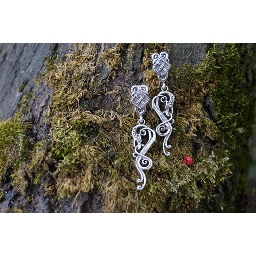 Handmade Snakes Earrings