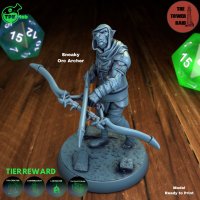 Sneaky Orc Archer Figure (Unpainted)