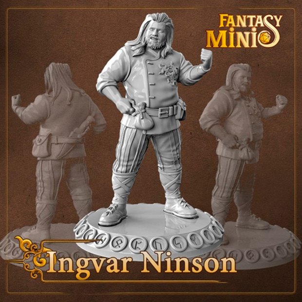 Ingvar Ninson Figure (Unpainted)