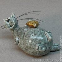Resting Cat Figure-Whistle