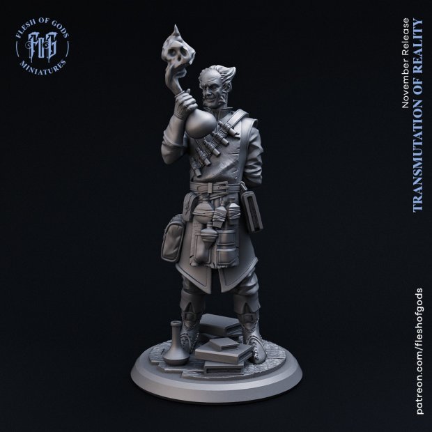 Alchemist Man Figure (Unpainted)