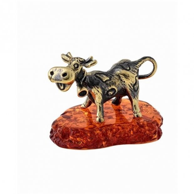 Cow With Bell Figure