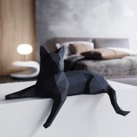 Lying Cat 3D Building Set