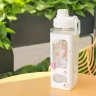 Kawaii Water Bottle with Straw