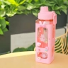 Kawaii Water Bottle with Straw