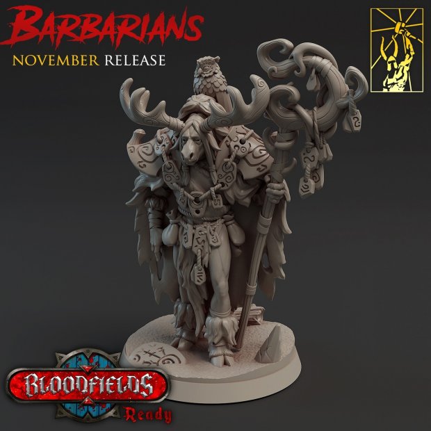 Wise Moose Figure (Unpainted)
