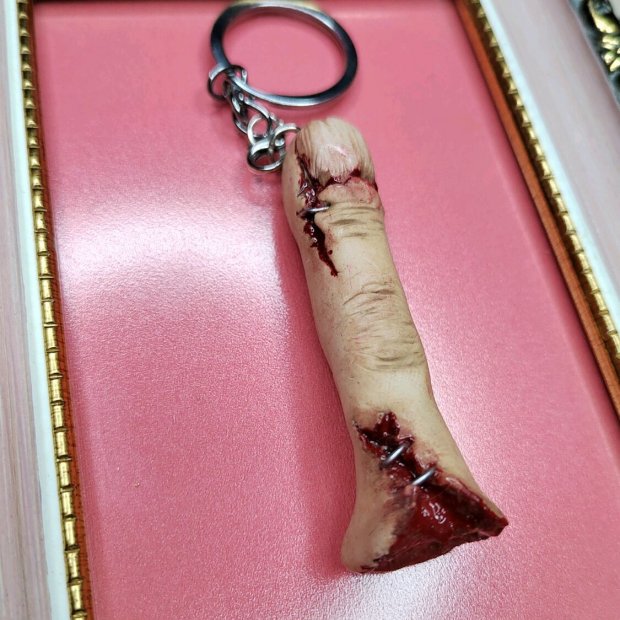 Index Finger Keychain