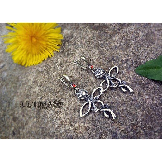 Handmade Roses Earrings