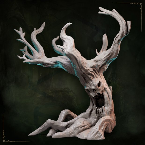 Creepy Tree from Swamps, terrain Figure (Unpainted)