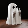 Cute Ghost Figurine (Middle Finger Ghost)