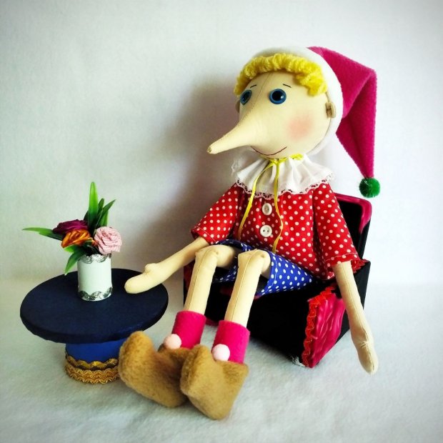 Buratino Doll Toy 42 cm