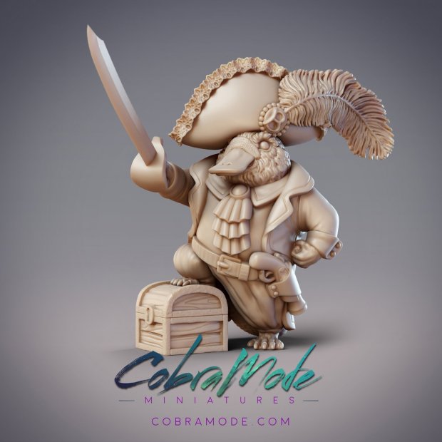 Beast Sea Team Captain Figure (Unpainted)