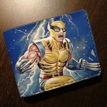 Handmade Marvel - X-Men Wolverine Thunder Custom Wallet