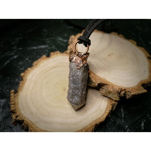 Crystalline Formation Pendant Necklace