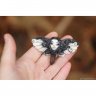 Twilight Hawk Moth Pendant Necklace