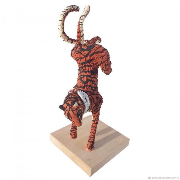 Handmade Tiger Figure