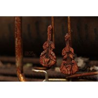 Steampunk Cello Pendant Necklace