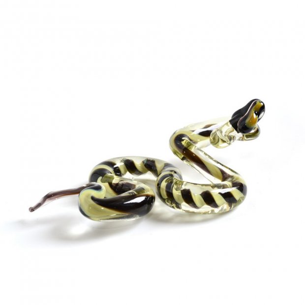 Striped Snake Figure