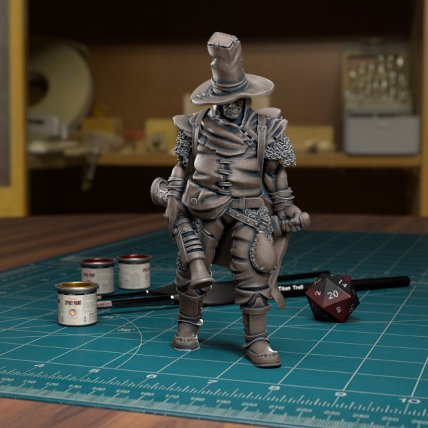 Baggy Shooter Figure (Unpainted)