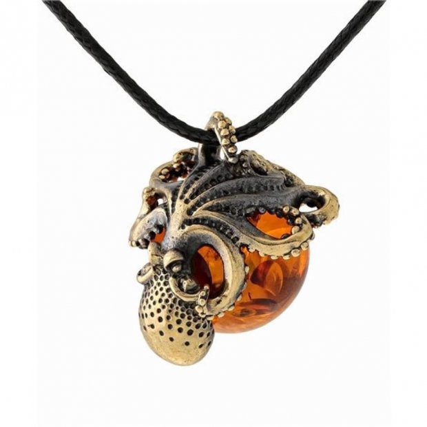 Kraken Pendant Necklace