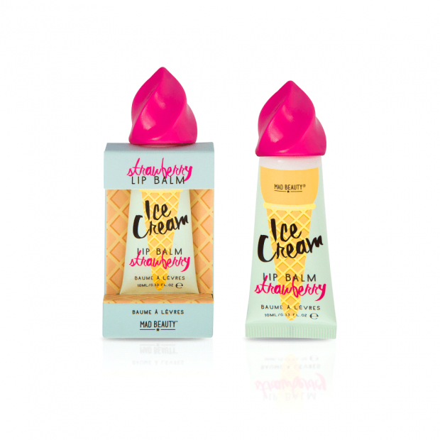 MAD Beauty Ice Cream - Strawberry Lip Balm