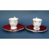 Bride And Groom Set Of 2 Mugs With Saucers