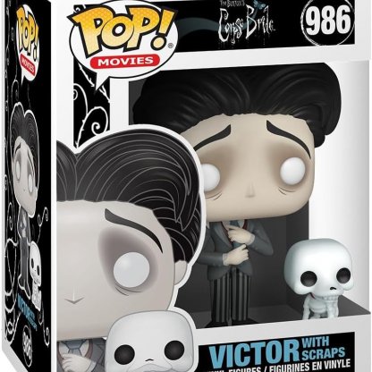 Funko Pop Movies: Corpse Bride - Victor with Scraps Figure
