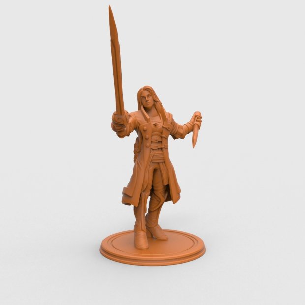 Adventurer Seraphim with a dagger Figure (Unpainted)