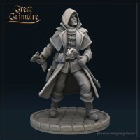 Traveler with a cane Figure (Unpainted)