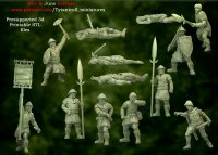 Kingdom soldiers on the battlefield Figure (Unpainted)