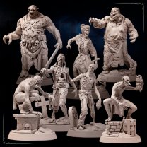 Zombies Risen from Their Graves Figures Set (Unpainted)