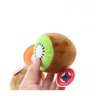 Plush Dog Toy (Green kiwi)