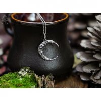 Crescent Pendant Necklace