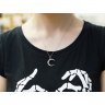 Crescent Pendant Necklace