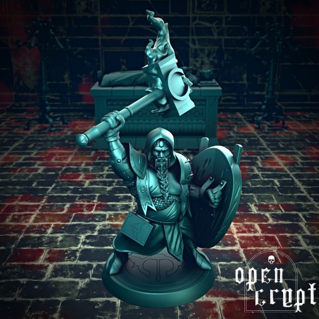 Dwarf Aermor Figure (Unpainted)