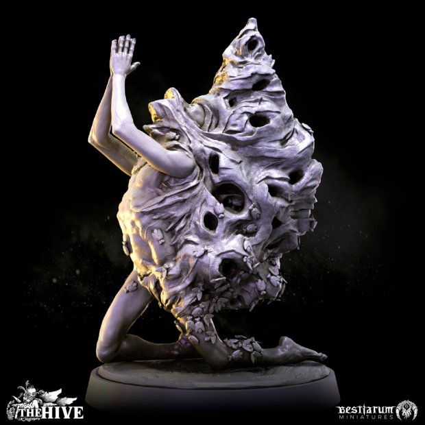 Suffering Walking Hive, Human Host Figure (Unpainted)