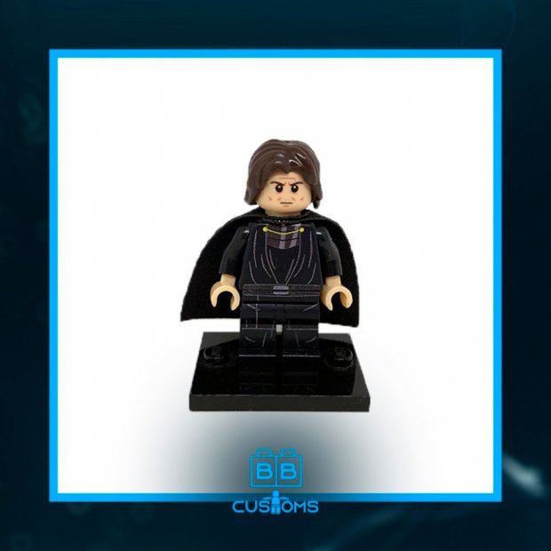 Sci-Fi Fallen Dark Warrior Minifigure