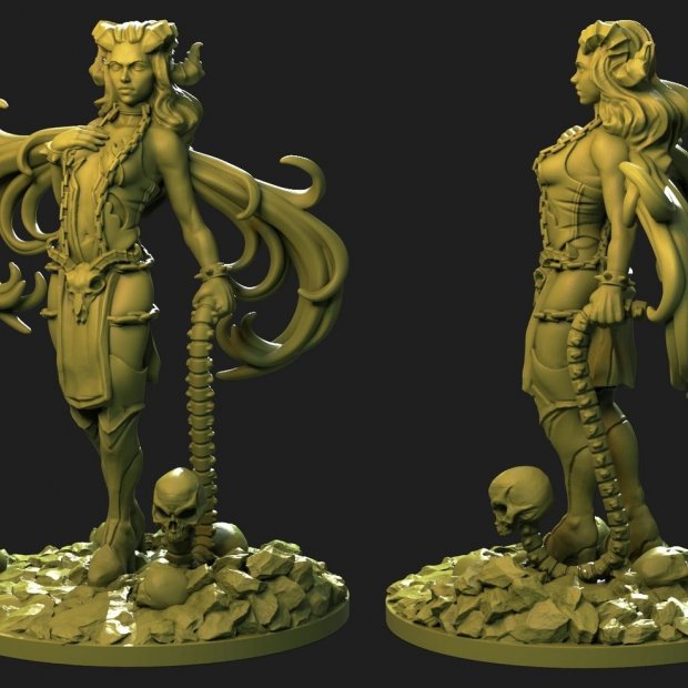 Dark Succubus Figure (Unpainted)