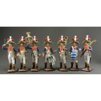 Orchestra Of The French Grenadier Regiment 1812 Set Of 7 Figures